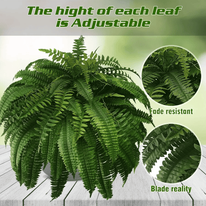 Last Day 75% OFF--UV Resistant Lifelike Artificial Boston Fern（PL）