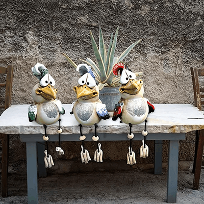 Chicken Farm Farm Decoration - Outdoor Garden Landscape Sculptures