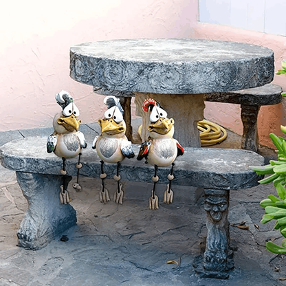 Chicken Farm Farm Decoration - Outdoor Garden Landscape Sculptures