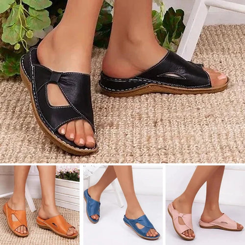 🔥Last Day 49% OFF - 2024 Women Casual Summer Daily Comfy Slip On Sandals